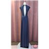 Image 2 : BRIDESMAID DRESS : Size 22 : Allure : 1708 : Navy : Jersey : Flowy