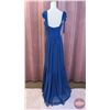 Image 2 : BRIDESMAID DRESS : Size 10 : Morilee : 21753 : Sapphire : Chiffon