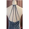 Image 4 : BRIDESMAID DRESS : Size 12 : Morilee : 21660 : Slate : Velvet