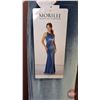 Image 6 : BRIDESMAID DRESS : Size 12 : Morilee : 21660 : Slate : Velvet