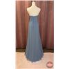 Image 4 : BRIDESMAID DRESS : Size 14 : Morilee : 21756 : Slate : Chiffon