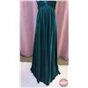 Image 3 : BRIDESMAID DRESS : Size M14 : Morilee : 14102 Maternity : Emerald : Stretch Velvet