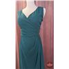 Image 2 : BRIDESMAID DRESS : Size 16 : Morilee : 21771 : Emerald : Chiffon