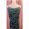 Image 2 : BRIDESMAID DRESS : Size 16 : Morilee : 21805 : Emerald : Floral Velvet