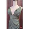 Image 2 : BRIDESMAID DRESS : Size 12 : Morilee : 21846 : Moss : Luxe Satin