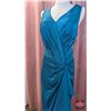Image 2 : BRIDESMAID DRESS : Size 18 : Morilee : 21831 : Teal : Luxe Satin