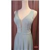 Image 2 : BRIDESMAID DRESS : Size 10 : Allure : 1683 : Slate : Stretch Satin