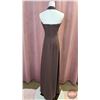 Image 3 : BRIDESMAID DRESS : Size 8 : Gather & Gown  : 573 : Mink : Stretch Satin