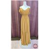 Image 1 : BRIDESMAID DRESS : Size 12 : Morilee : 21768 : Saffron : Chiffon