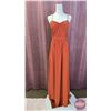 Image 1 : BRIDESMAID DRESS : Size 12 : Gather & Gown : 7361 "Isabella " : Burnt Orange
