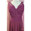 Image 2 : BRIDESMAID DRESS : Size 8 : Morilee : 21656 : Bordeaux : Lace/Chiffon