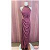 Image 1 : BRIDESMAID DRESS : Size 12 : Morilee : 31224 : Bordeaux : Luxe Satin
