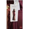 Image 4 : BRIDESMAID DRESS : Size 12 : Morilee : 31224 : Bordeaux : Luxe Satin