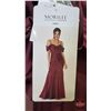 Image 5 : BRIDESMAID DRESS : Size 14 : Morilee : 21821 : Bordeaux : Luxe Satin