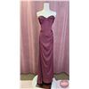 Image 1 : BRIDESMAID DRESS :  Size 14 : Morilee : 21858 : Bordeaux : Luxe Satin