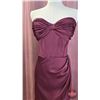 Image 2 : BRIDESMAID DRESS :  Size 14 : Morilee : 21858 : Bordeaux : Luxe Satin