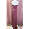 Image 3 : BRIDESMAID DRESS :  Size 14 : Morilee : 21858 : Bordeaux : Luxe Satin
