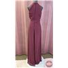 Image 3 : BRIDESMAID JUMPSUIT : Size 14 : Morilee : 21723 : Bordeaux : Chiffon