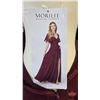 Image 3 : BRIDESMAID DRESS : Size 16 : Morilee : 21722 : Bordeaux : Chiffon