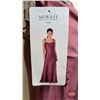 Image 5 : BRIDESMAID DRESS : Size 10 : Morilee : 21829 : Rosewood : Luxe Satin