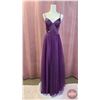 Image 1 : BRIDESMAID DRESS : Size 10 : Morilee : 153 : Eggplant : Satin/Tulle
