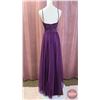 Image 2 : BRIDESMAID DRESS : Size 10 : Morilee : 153 : Eggplant : Satin/Tulle