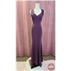 Image 1 : BRIDESMAID DRESS : Size 14 : Allure : 1604 : Blackberry : Stretch Satin