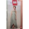 Image 2 : BRIDESMAID DRESS : Size J8 : Morilee : 13211 Junior : Moss : Silky Satin