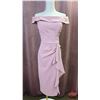 Image 1 : BRIDESMAID DRESS : Size 8 : MGNY : 72545 : Rose : Satin : Tea Length