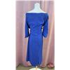 Image 2 : BRIDESMAID DRESS : Size 16 : MGNY 72548 : Sapphire : Tea Length