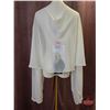 Image 2 : DRESS JACKET : Size 34 : Morilee : 21577 : Ivory : Chiffon