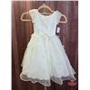 Image 1 : FLOWER GIRL DRESS : Size 2 : Jasmine : YF2801 : Ivory