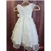 Image 2 : FLOWER GIRL DRESS : Size 2 : Jasmine : YF2801 : Ivory