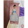 Image 3 : FLOWER GIRL DRESS : Size 4 : Alfred Angelo : 6705 : Ivory/Purple