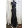 Image 4 : GRAD GOWN : Size 6 : Morilee : 48014 : Black/Nude