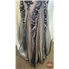 Image 6 : GRAD GOWN : Size 8 : Azure : AE8083 : Black/Nude