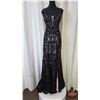 Image 1 : GRAD GOWN : Size 16 : Morilee : 46029 : Black/Nude