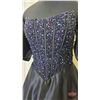 Image 2 : GRAD GOWN : Size 10 : Azure : A9056 : Black