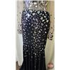 Image 3 : GRAD GOWN : Size 8 : Morilee : 46040 : Black/Mirror