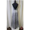 Image 5 : GRAD GOWN : Size 8 : Azure : AX7054 : Silver