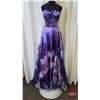 Image 1 : GRAD GOWN : Size 12 : Monsini : 40008 : Purple Print