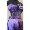 Image 2 : GRAD GOWN : Size 12 : Monsini : 40008 : Purple Print