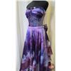 Image 3 : GRAD GOWN : Size 12 : Monsini : 40008 : Purple Print