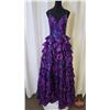 Image 1 : GRAD GOWN : Size 6 : Alyce Paris : 61886 : Purple/Multi