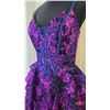 Image 2 : GRAD GOWN : Size 6 : Alyce Paris : 61886 : Purple/Multi