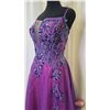 Image 3 : GRAD GOWN : Size 18 : Azure : A9055 : Purple/Multi