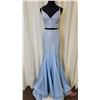 Image 1 : GRAD GOWN : Size 10 : Alyce Paris : 61188 : Glacier Blue