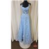 Image 1 : GRAD GOWN : Size 8 : Monsini : 40055 : Light Blue