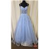 Image 1 : GRAD GOWN : Size 6 : Alyce Paris : 1858 : Light Blue