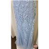 Image 3 : GRAD GOWN : Size 6 : Amarra : 88550 : Light Blue